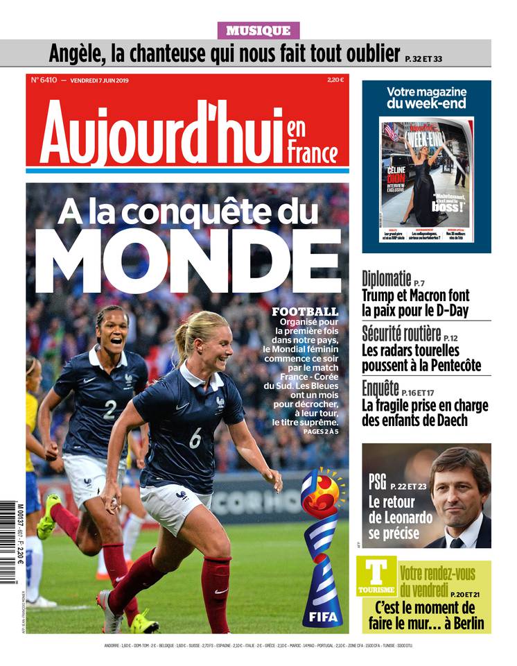 Aujourd'hui en France 07 juin 2019 Aujourd'hui en France du 07 juin 2019 à télécharger sur iPad