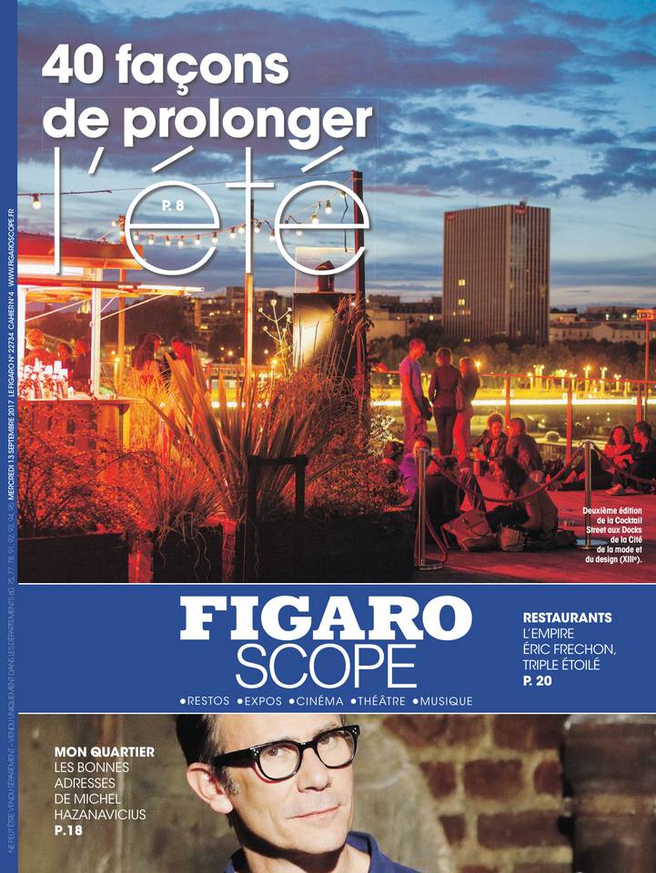 Le Figaroscope 13 septembre 2017 Le Figaroscope du 13 septembre 2017 à télécharger sur iPad