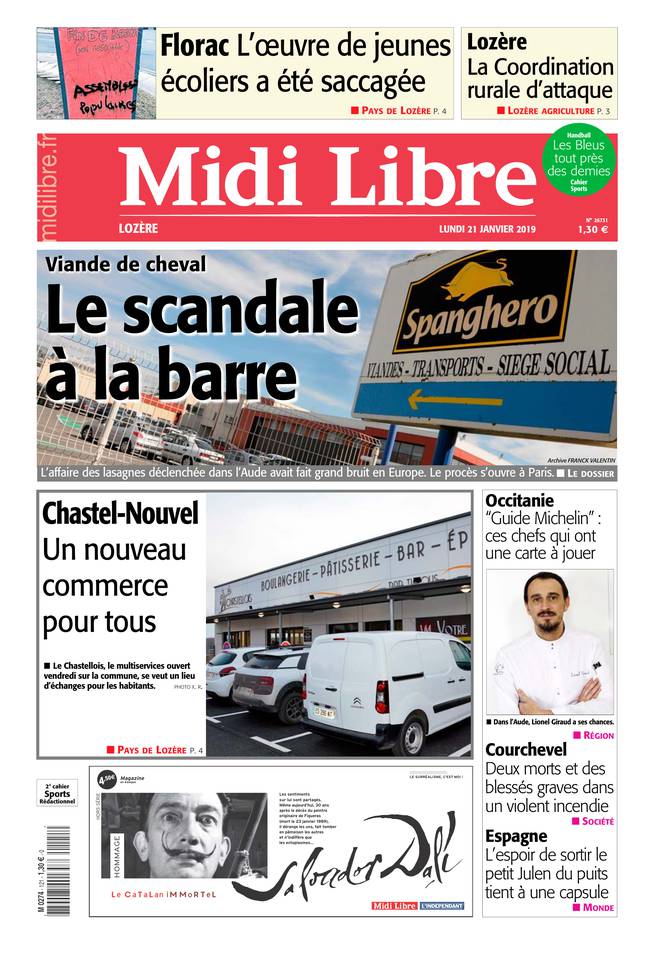 Midi Libre 21 janvier 2019 Abonnement à Midi Libre Pas Cher avec le BOUQUET INFO ePresse.fr