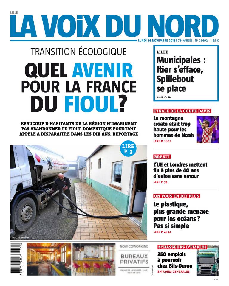 La Voix du Nord 26 novembre 2018 La Voix du Nord du 26 novembre 2018 à télécharger sur iPad