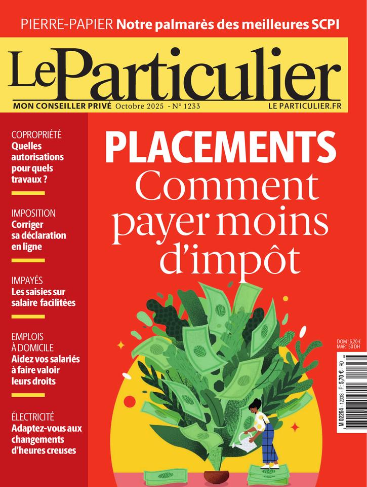 Le Particulier Une du N°1233 - octobre 2025