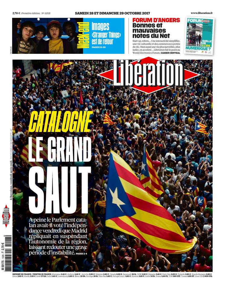 Libération 28 octobre 2017 Libération du 28 octobre 2017 à télécharger sur iPad