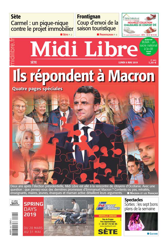 Midi Libre 06 mai 2019 Midi Libre du 06 mai 2019 à télécharger sur iPad