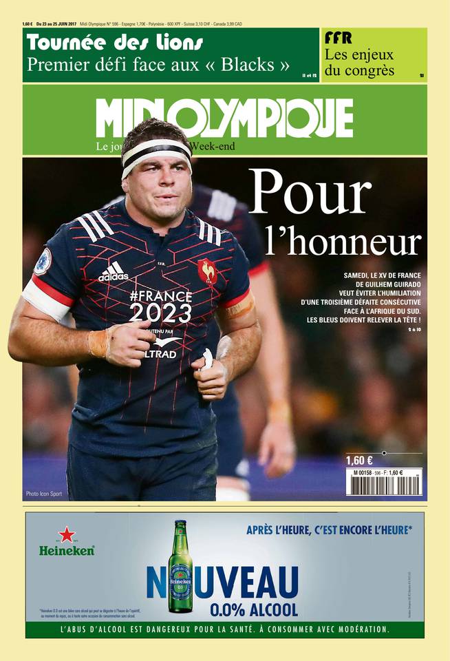 Midi Olympique Vert 23 juin 2017 Abonnement Midi Olympique Pas Cher avec le BOUQUET SPORT ePresse.fr