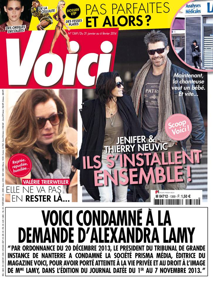 Voici 31 janvier 2014 Voici N°1369 du 31 janvier 2014 à télécharger sur iPad