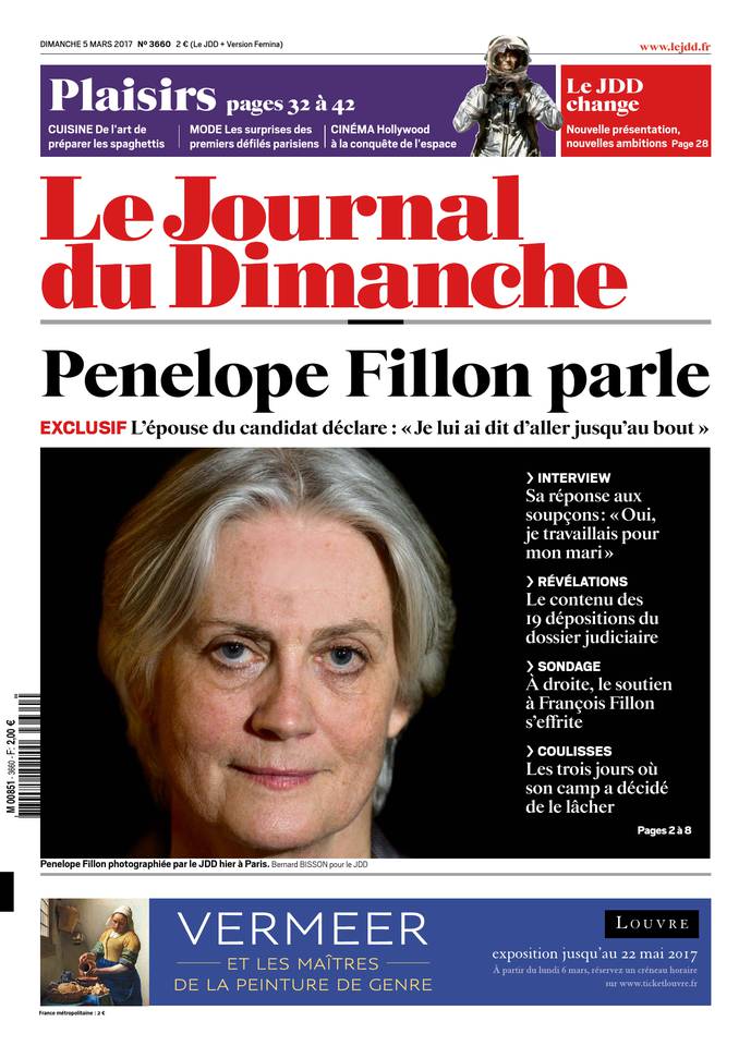 Le Journal du Dimanche 05 mars 2017 Le Journal du Dimanche N°3660 du 05 mars 2017 à télécharger sur iPad
