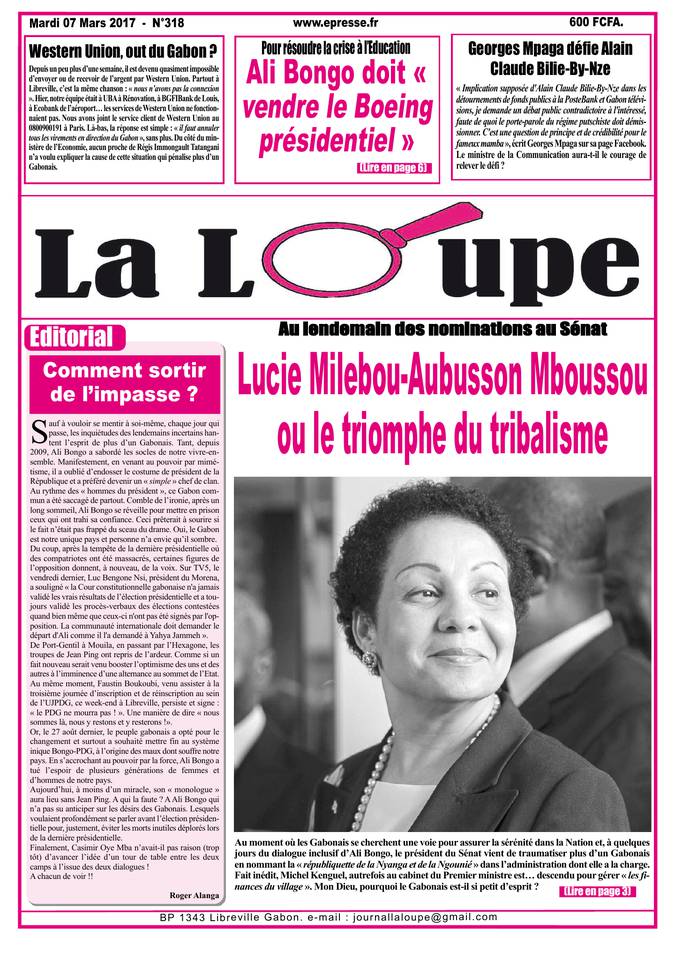 La Loupe 07 mars 2017 La Loupe N°318 du 07 mars 2017 à télécharger sur iPad