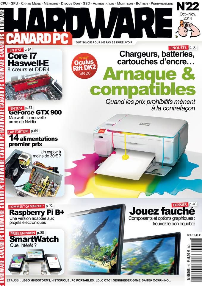 Canard PC Hardware 03 octobre 2014 Canard PC Hardware N°22 du 03 octobre 2014 à télécharger sur iPad
