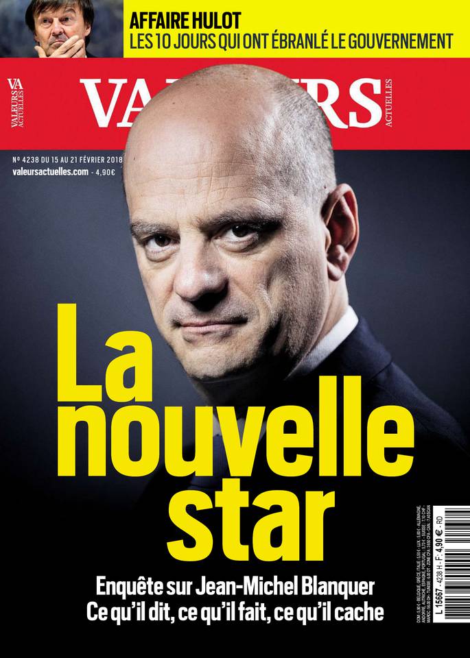 Valeurs actuelles 15 février 2018 Valeurs actuelles N°4238 du 15 février 2018 à télécharger sur iPad