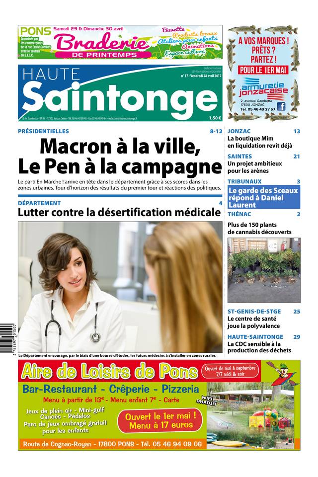 Haute Saintonge 28 avril 2017 Haute Saintonge du 28 avril 2017 à télécharger sur iPad