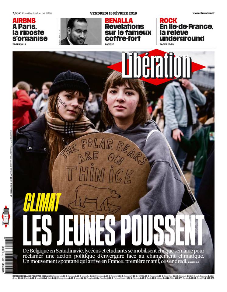 Libération 15 février 2019 Libération du 15 février 2019 à télécharger sur iPad