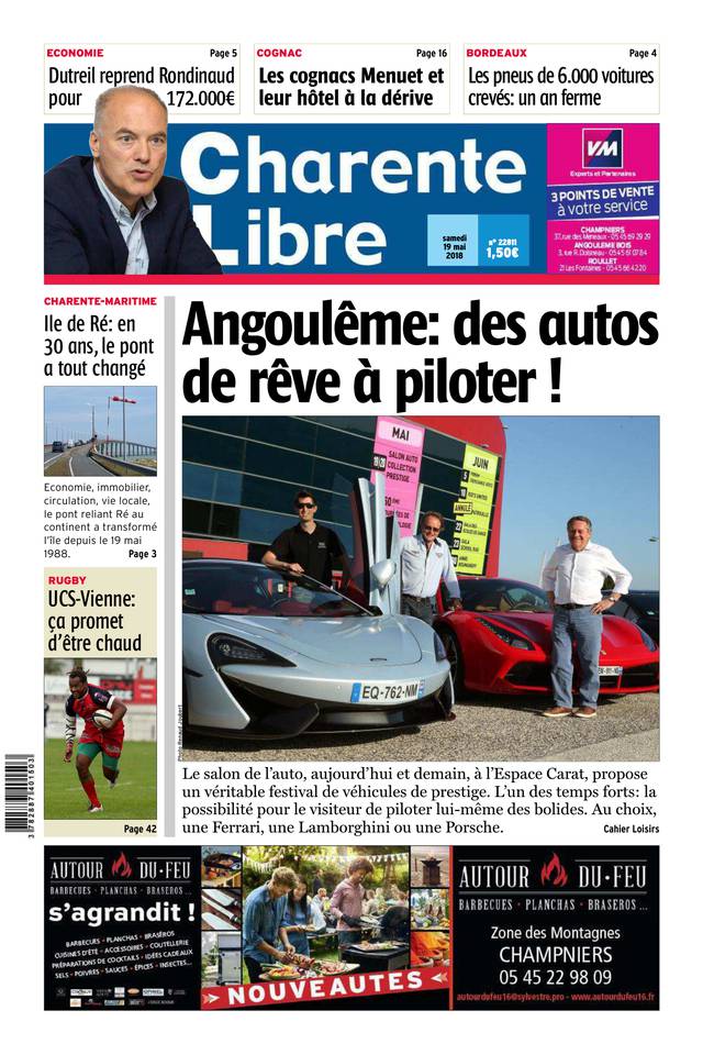 Charente Libre 19 mai 2018 Abonnement Charente Libre Pas Cher avec BOUQUET INFO ePresse.fr