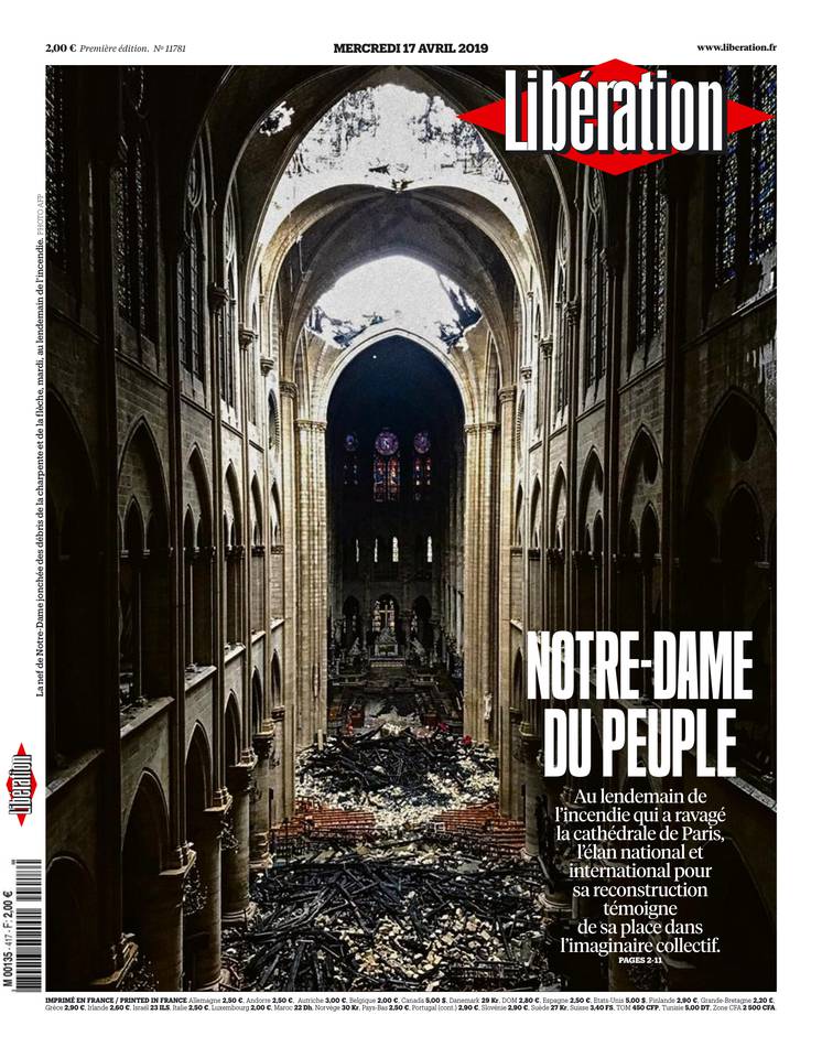 Libération 17 avril 2019 Libération du 17 avril 2019 à télécharger sur iPad