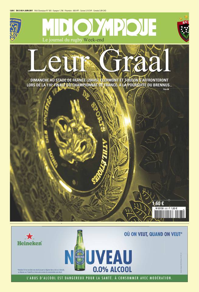 Midi Olympique Vert 02 juin 2017 Midi Olympique Vert du 02 juin 2017 à télécharger sur iPad