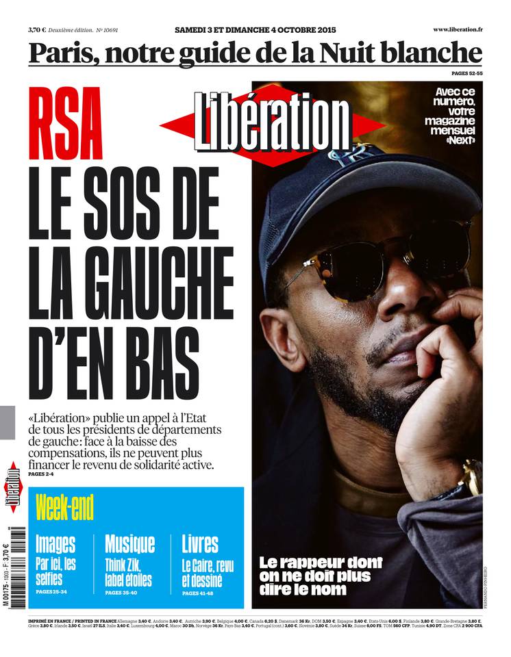 Libération 03 octobre 2015 Libération du 03 octobre 2015 à télécharger sur iPad
