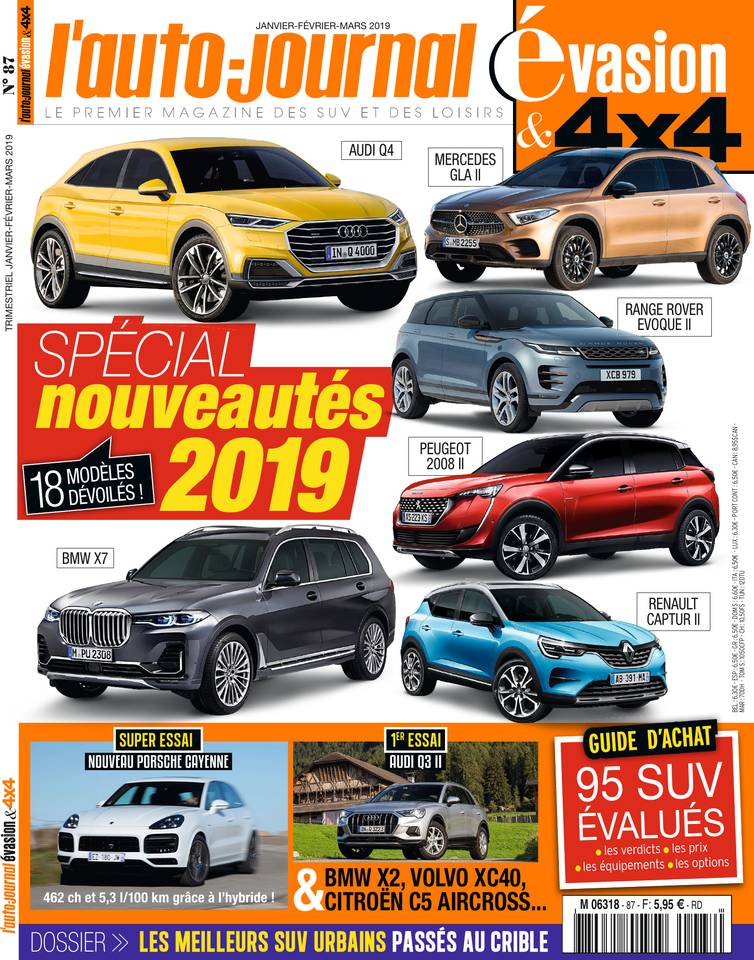 L'Auto Journal évasion & 4x4 13 décembre 2018 Abonnement L'Auto Journal évasion & 4x4 avec le BOUQUET ePresse.fr