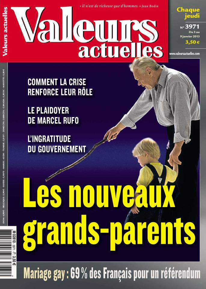 Valeurs actuelles 03 janvier 2013 Valeurs actuelles N°3971 du 03 janvier 2013 à télécharger sur iPad