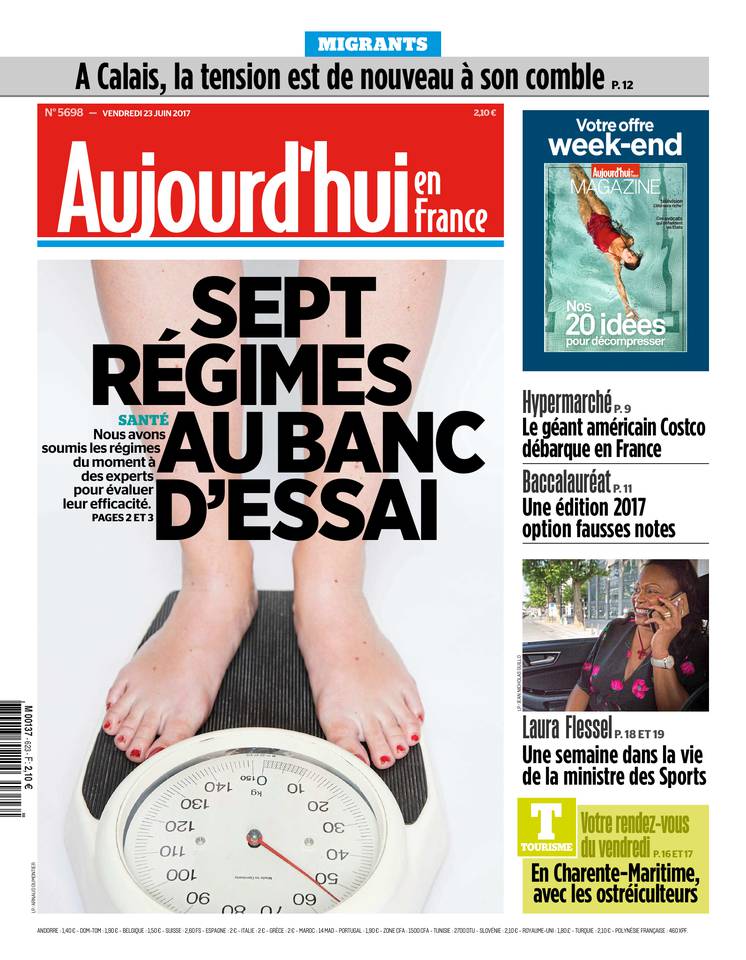 Aujourd'hui en France 23 juin 2017 Abonnement Aujourd’hui en France Pas Cher avec le BOUQUET ePresse.fr