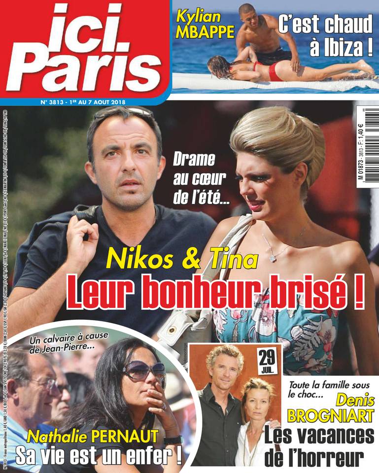 Ici Paris 01 août 2018 Ici Paris N°3813 du 01 août 2018 à télécharger sur iPad