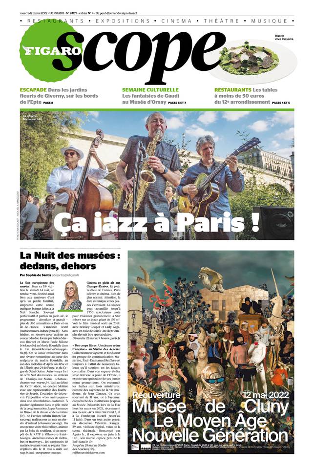 Le Figaroscope Une du 11 mai 2022