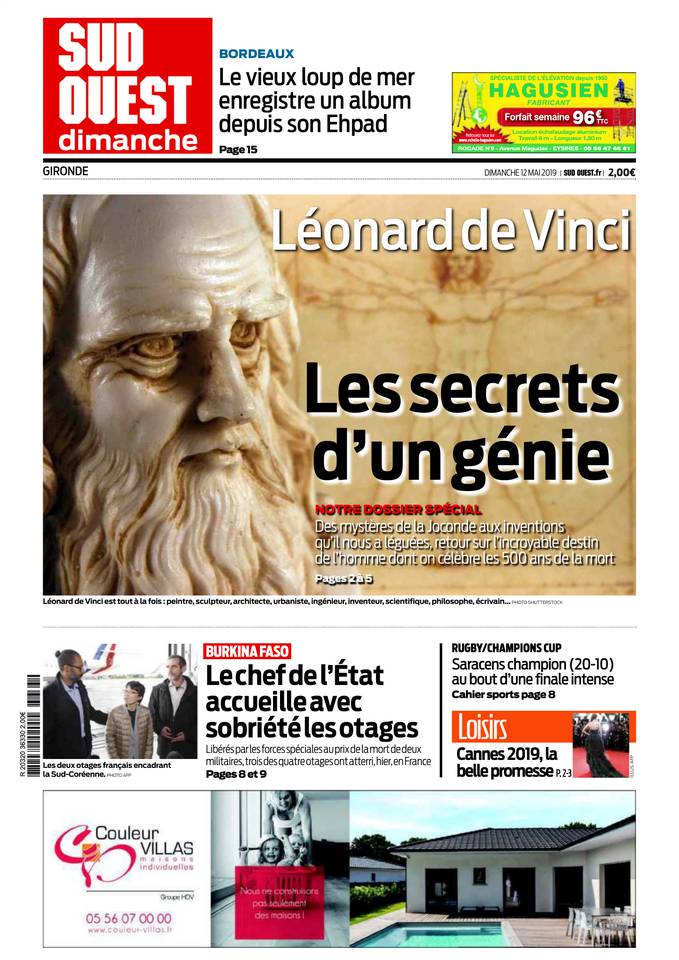 Sud Ouest Dimanche 12 mai 2019 Sud Ouest Dimanche du 12 mai 2019 à télécharger sur iPad