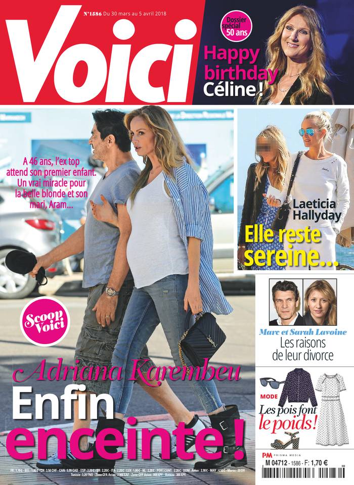 Voici 30 mars 2018 Voici N°1586 du 30 mars 2018 à télécharger sur iPad