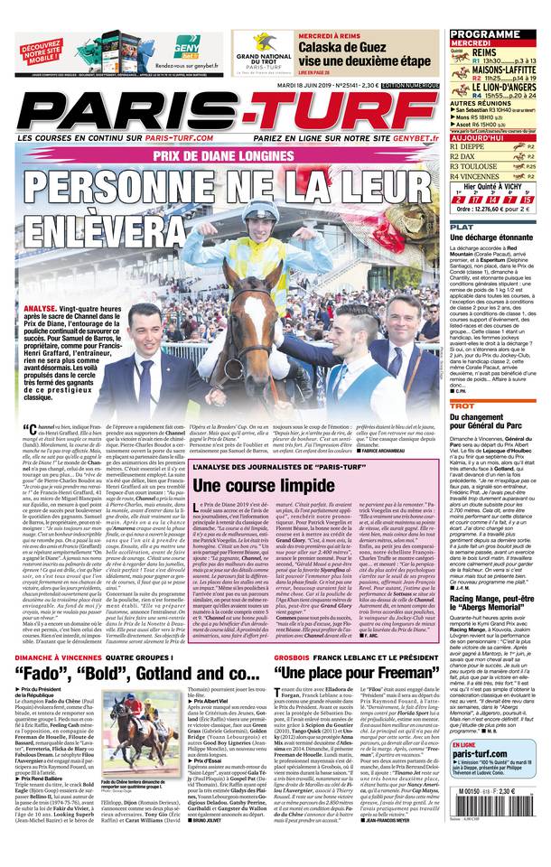 Paris Turf 18 juin 2019 Abonnement Paris Turf Pas Cher avec le BOUQUET ePresse.fr