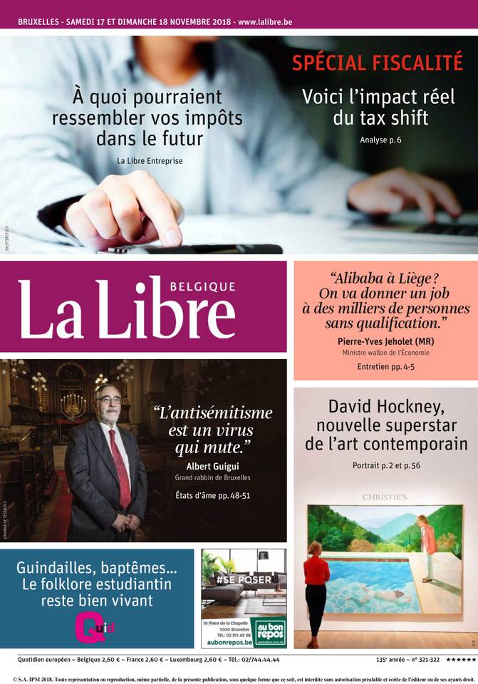 La Libre Belgique 17 novembre 2018 Abonnement La Libre Belgique Pas Cher avec le BOUQUET ePresse.fr