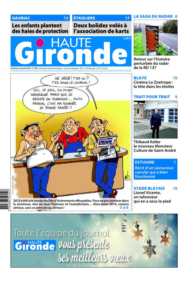 Haute Gironde 01 janvier 2016 Haute Gironde du 01 janvier 2016 à télécharger sur iPad