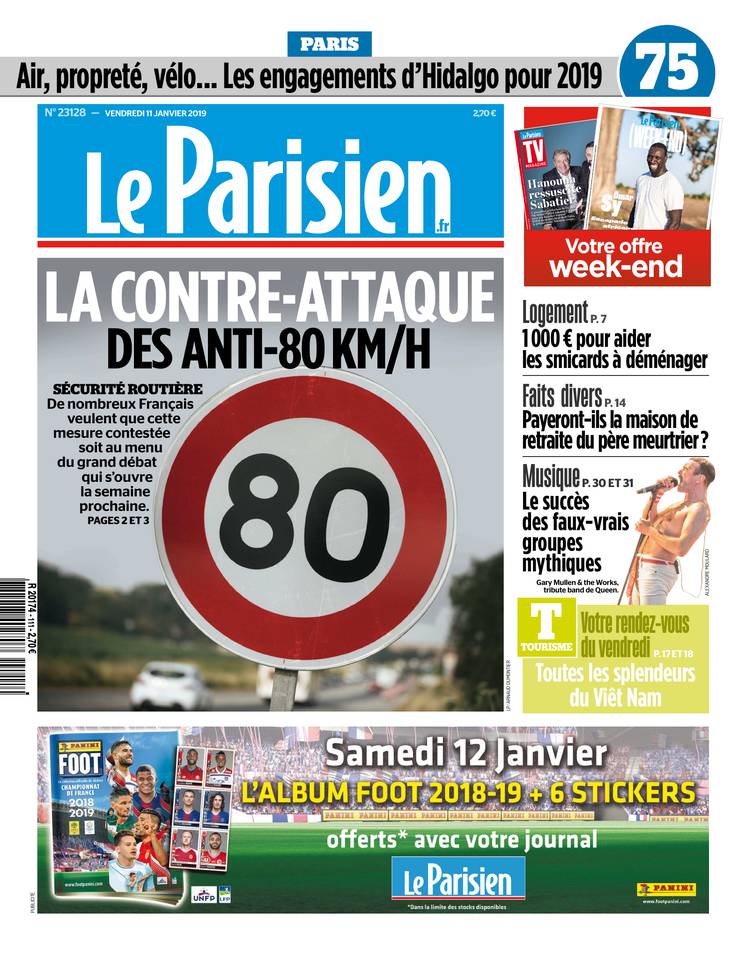 Le Parisien 11 janvier 2019 Le Parisien du 11 janvier 2019 à télécharger sur iPad