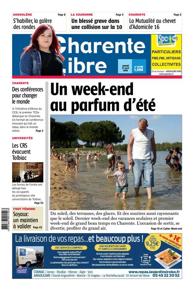 Charente Libre 21 avril 2018 Abonnement Charente Libre Pas Cher avec BOUQUET INFO ePresse.fr