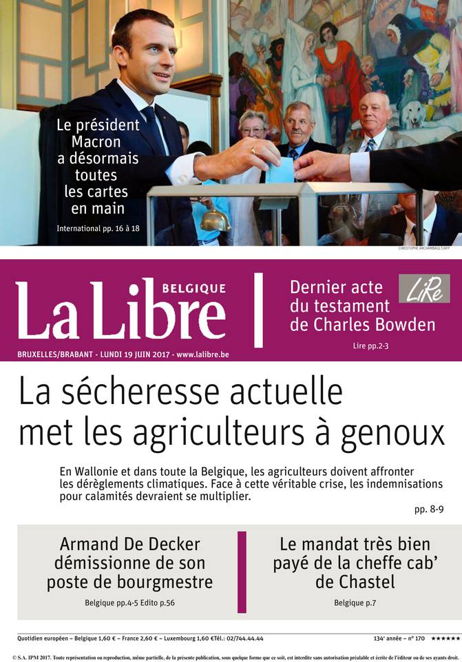La Libre Belgique 19 juin 2017 La Libre Belgique du 19 juin 2017 à télécharger sur iPad