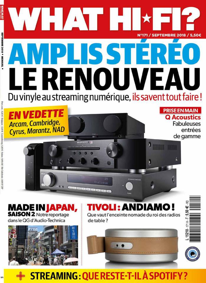 What Hi-Fi 03 septembre 2018 Abonnement What Hi-Fi Pas Cher avec le BOUQUET À LA CARTE ePresse.fr