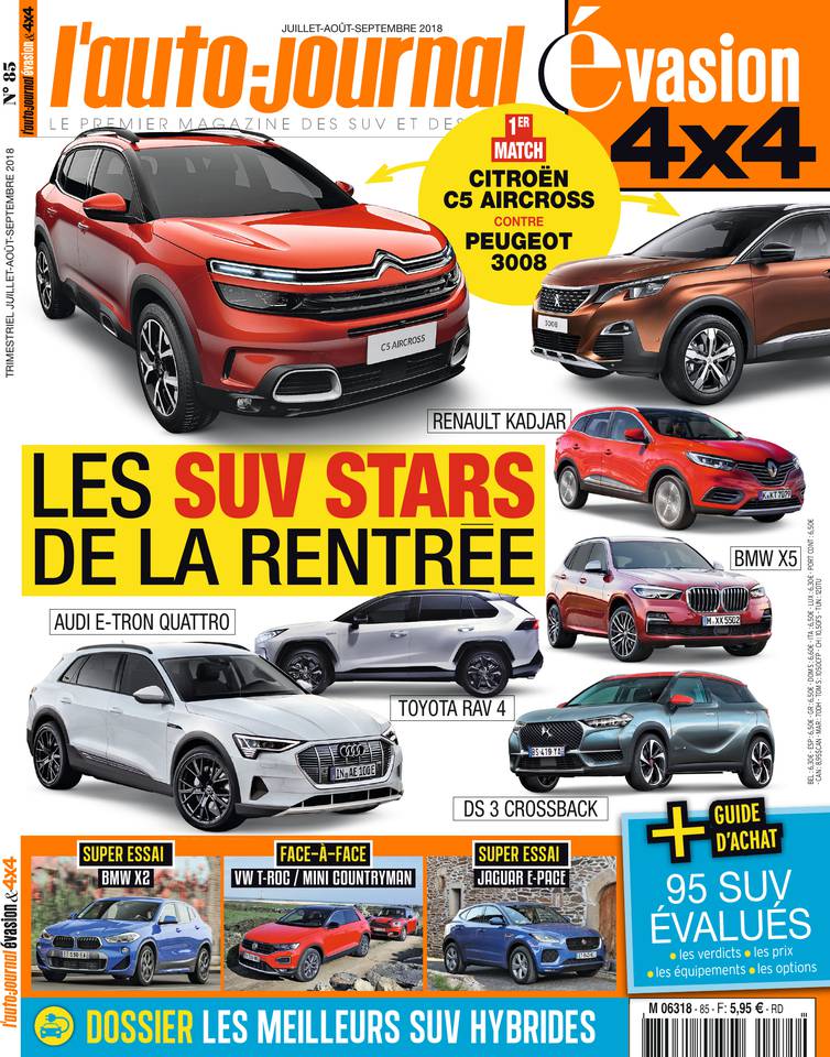 L'Auto Journal évasion & 4x4 14 juin 2018 Abonnement L'Auto Journal évasion & 4x4 avec le BOUQUET ePresse.fr