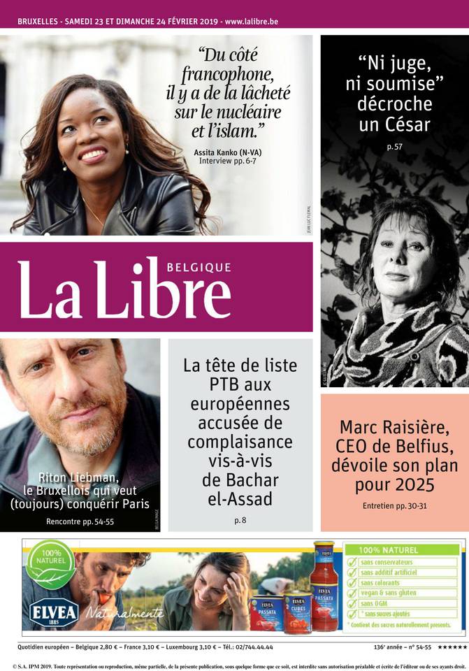 La Libre Belgique 23 février 2019 Abonnement La Libre Belgique Pas Cher avec le BOUQUET ePresse.fr