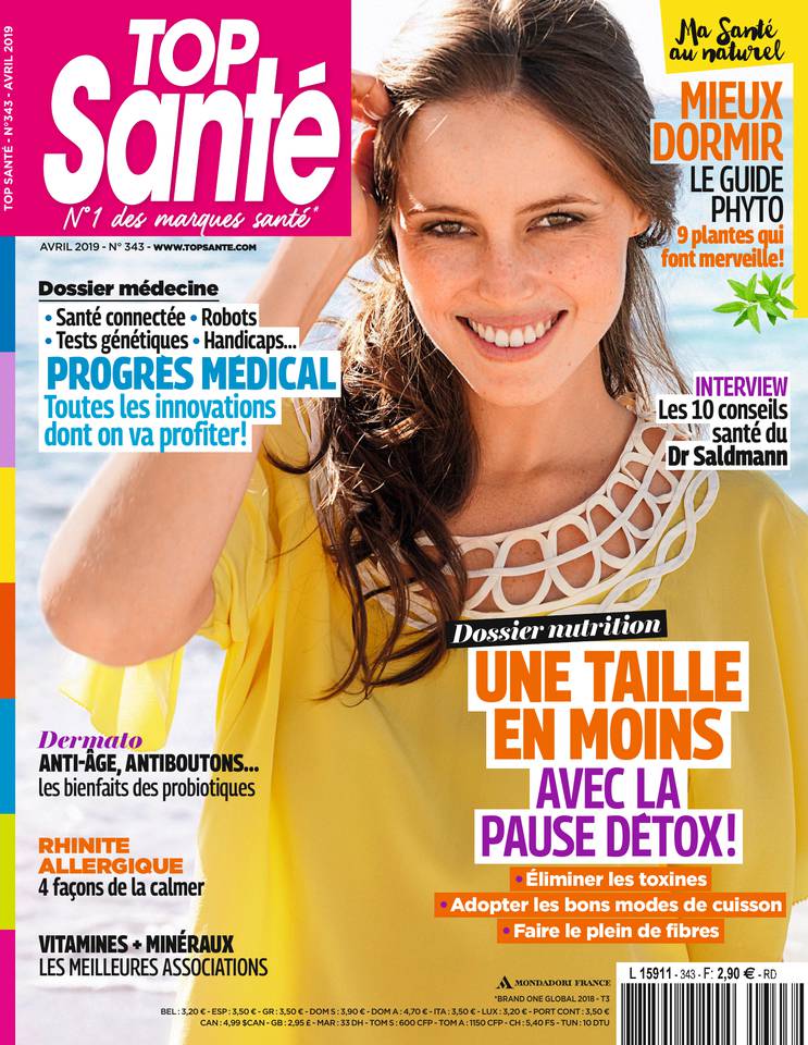 Top Santé 01 mars 2019 Abonnement Top Santé Pas Cher avec le BOUQUET ePresse.fr
