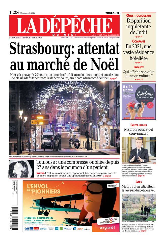 La Dépêche du Midi 12 décembre 2018 Abonnement à La Dépêche du Midi Pas Cher avec le BOUQUET ePresse.fr