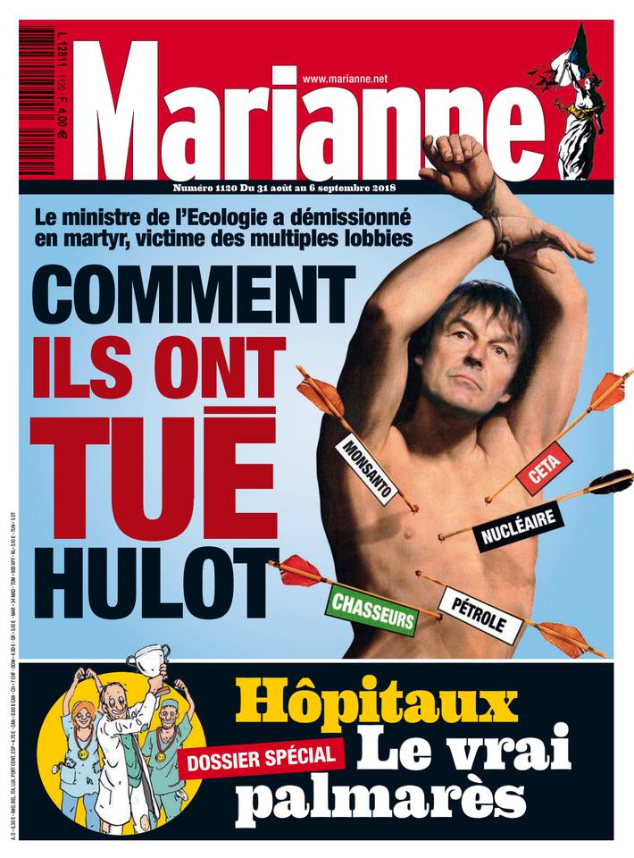 Marianne 31 août 2018 Marianne N°1120 du 31 août 2018 à télécharger sur iPad