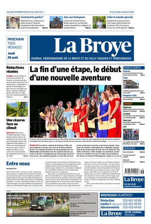 Couverture du magazine en date du 2025-07-03