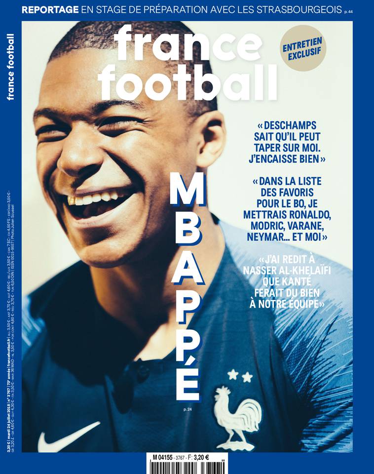 France Football 24 juillet 2018 France Football du 24 juillet 2018 à télécharger sur iPad
