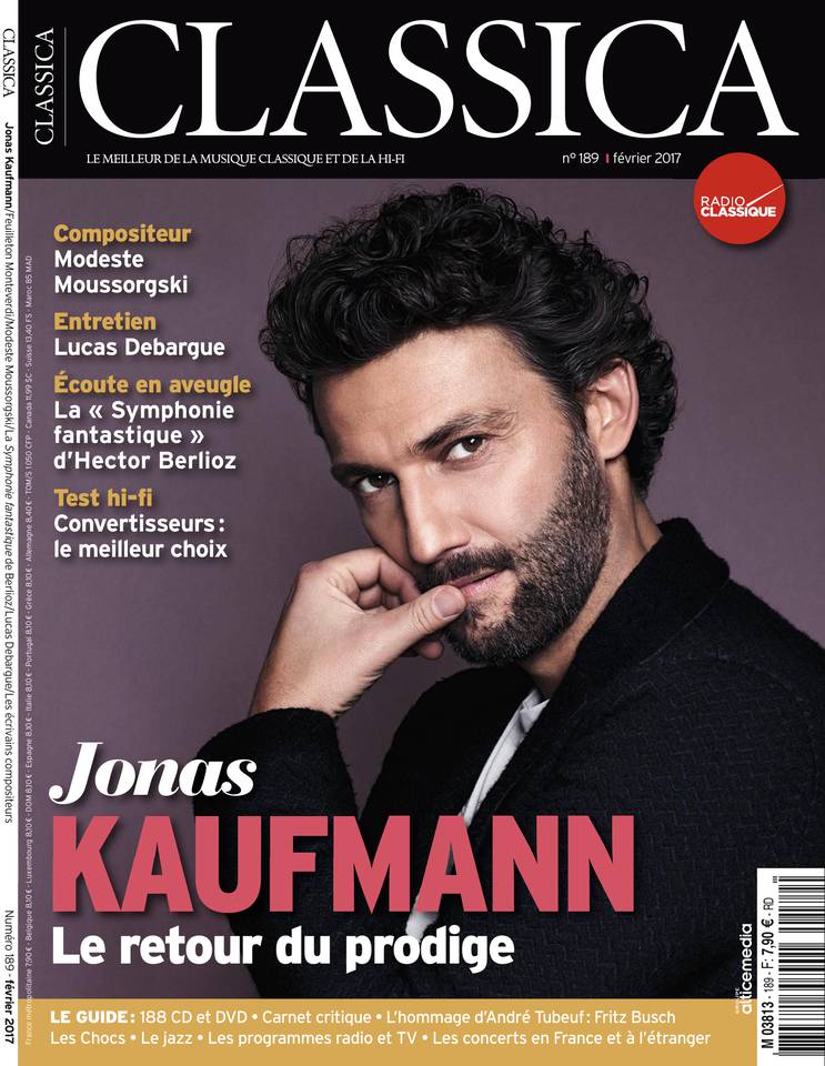 Classica 26 janvier 2017 Classica N°189 du 26 janvier 2017 à télécharger sur iPad