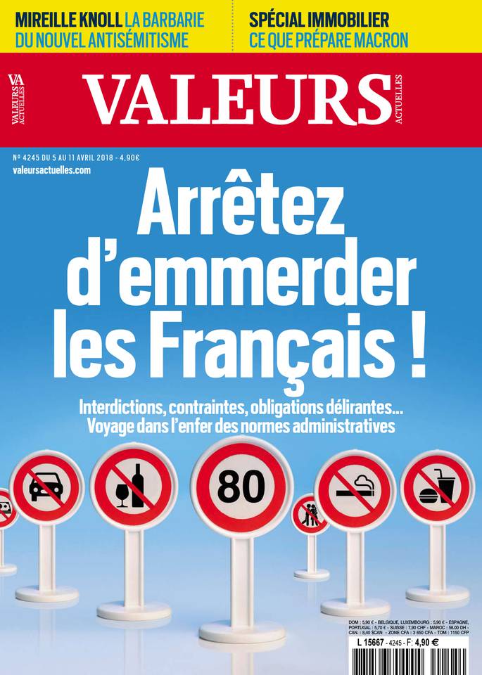 Valeurs actuelles 05 avril 2018 Valeurs actuelles N°4245 du 05 avril 2018 à télécharger sur iPad