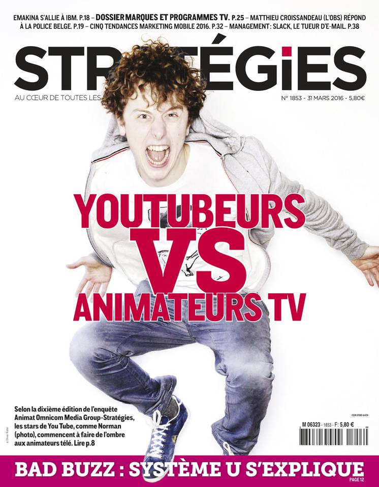 Stratégies 31 mars 2016 Stratégies N°1853 du 31 mars 2016 à télécharger sur iPad