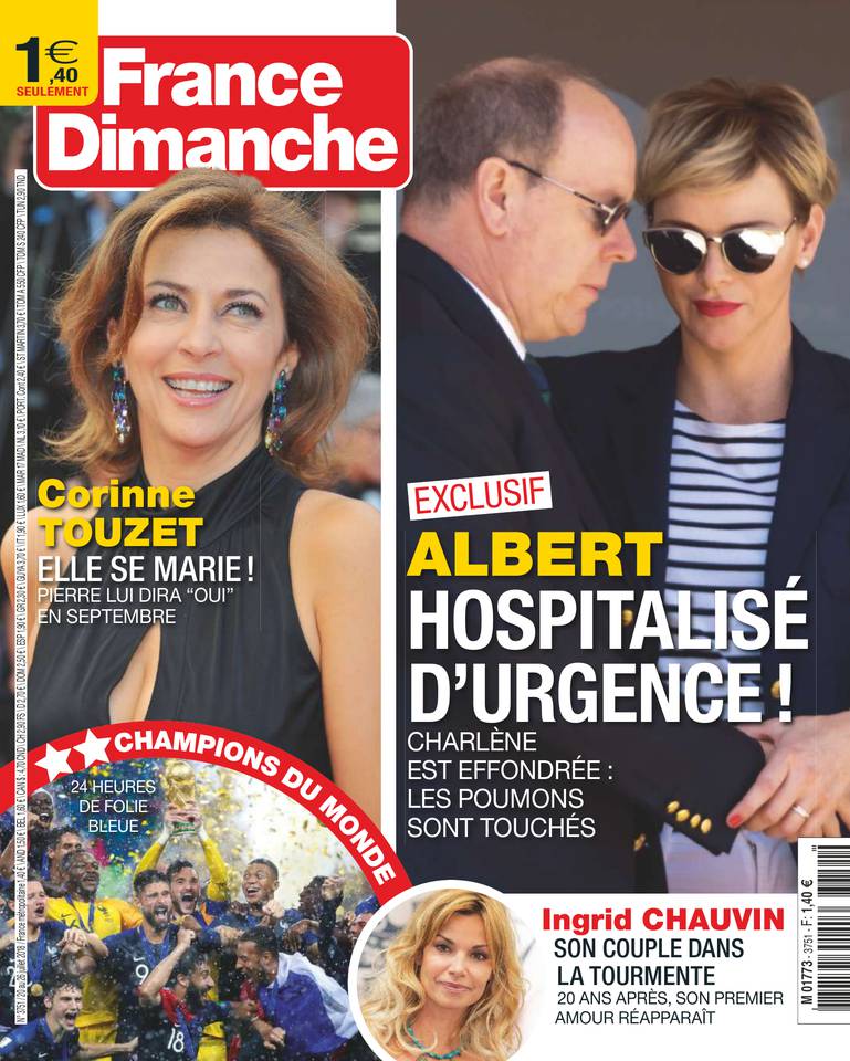France Dimanche 20 juillet 2018 Abonnement France Dimanche Pas Cher avec le BOUQUET ePresse.fr
