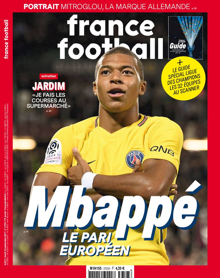 France Football 12 septembre 2017 France Football du 12 septembre 2017 à télécharger sur iPad