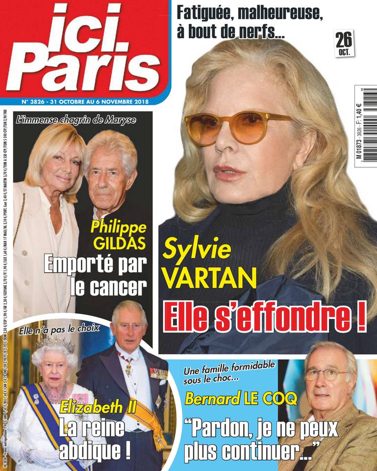 Ici Paris 31 octobre 2018 Ici Paris N°3826 du 31 octobre 2018 à télécharger sur iPad