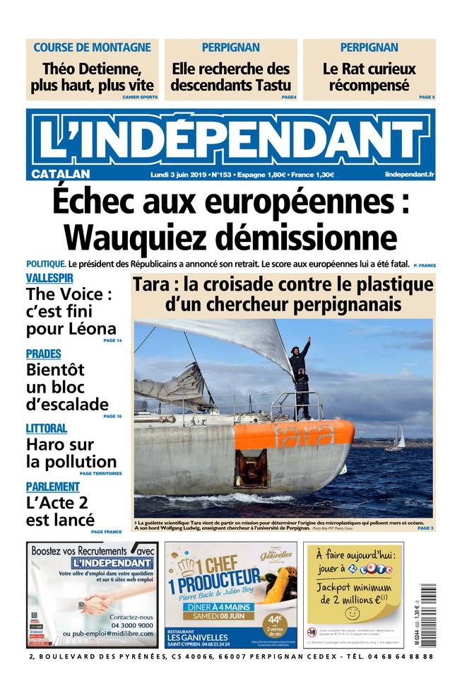 L'Indépendant 03 juin 2019 L'Indépendant du 03 juin 2019 à télécharger sur iPad