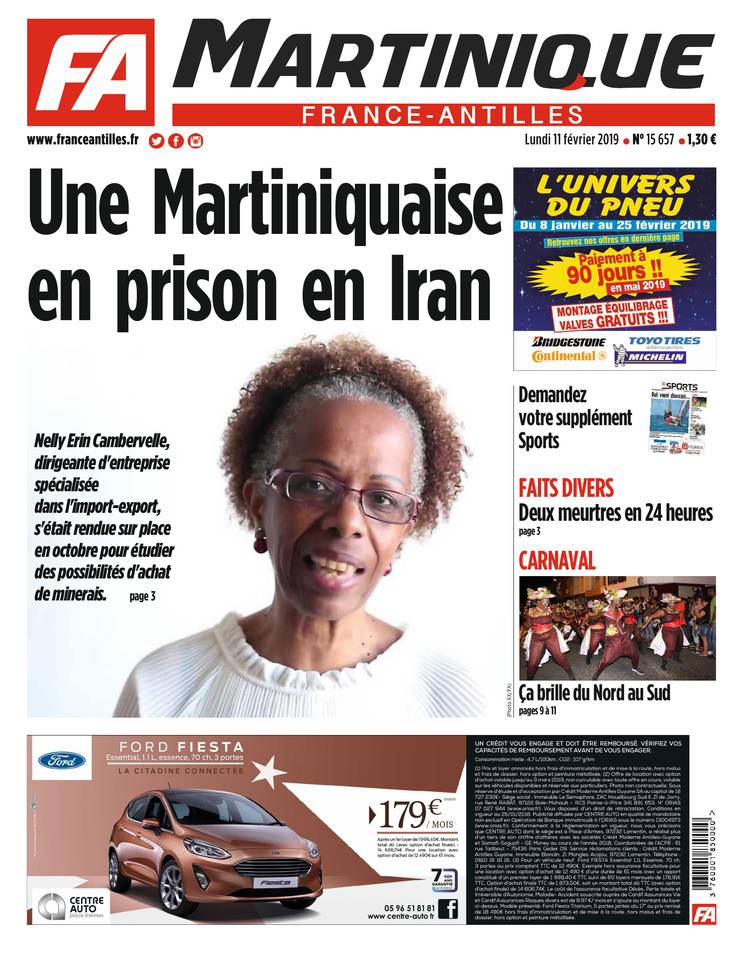 France-Antilles Martinique 11 février 2019 France-Antilles Martinique du 11 février 2019 à télécharger sur iPad
