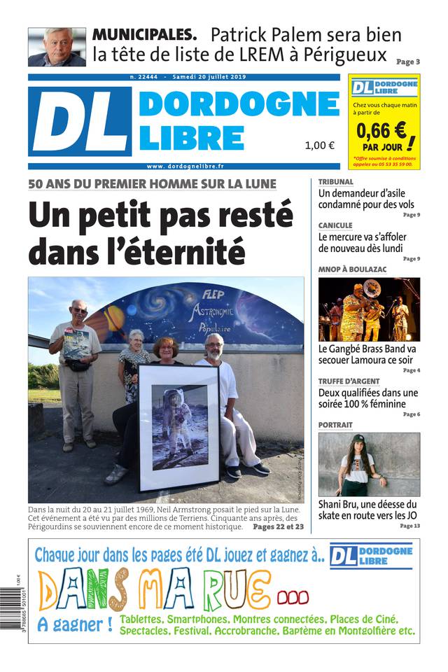 La Dordogne Libre 20 juillet 2019 Abonnement La Dordogne Libre Pas Cher avec BOUQUET INFO ePresse.fr