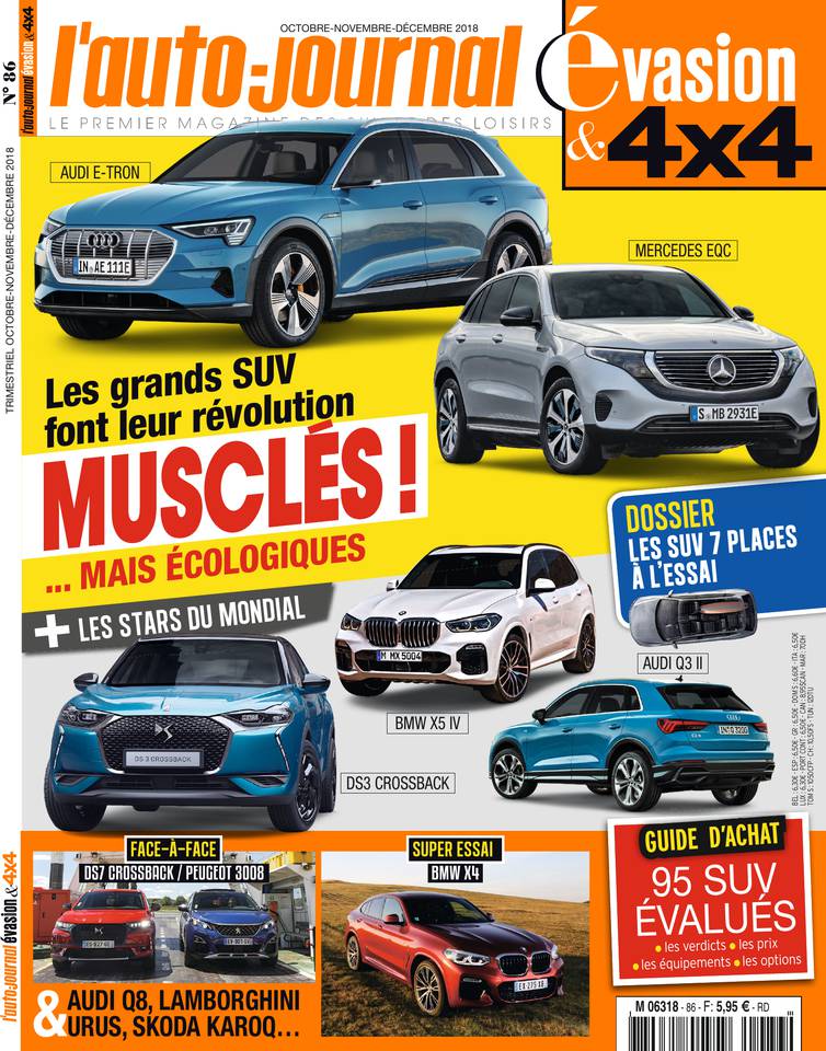 L'Auto Journal évasion & 4x4 20 septembre 2018 Abonnement L'Auto Journal évasion & 4x4 avec le BOUQUET ePresse.fr